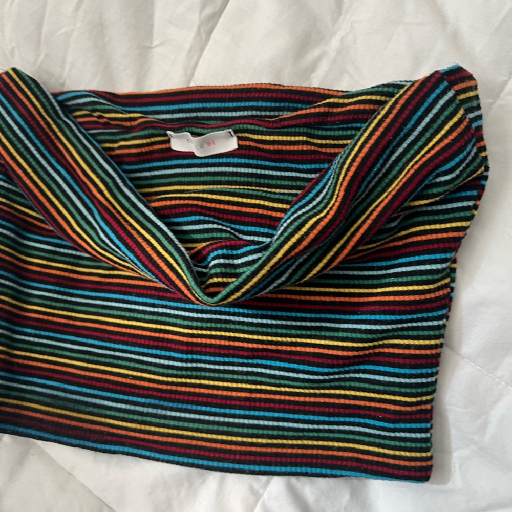 Multicolored Tube Top Large